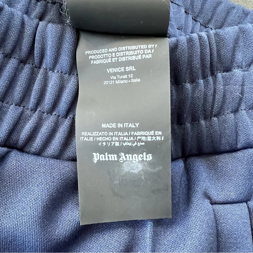 Palm Angels Track Pants Men’s Size Small CORE CLASSIC COLOR NAVY BLUE WHITE
